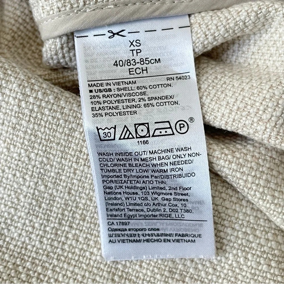 Banana Republic Canvas Shirt Jacket shacket cream 29819 - Picture 15 of 16